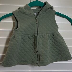Carter childs 12 M vest with hoodie quilted